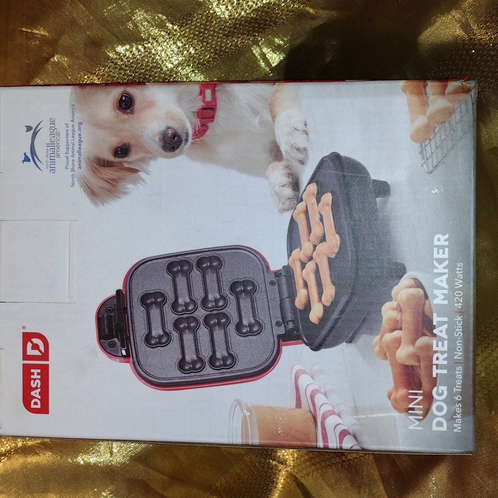 New Dash Mini Dog Treat Maker.